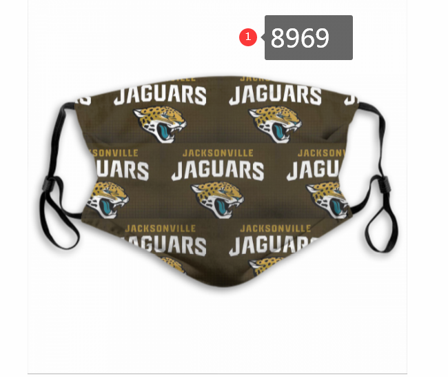 2020 NFL Jacksonville Jaguars #4 Dust mask with filter